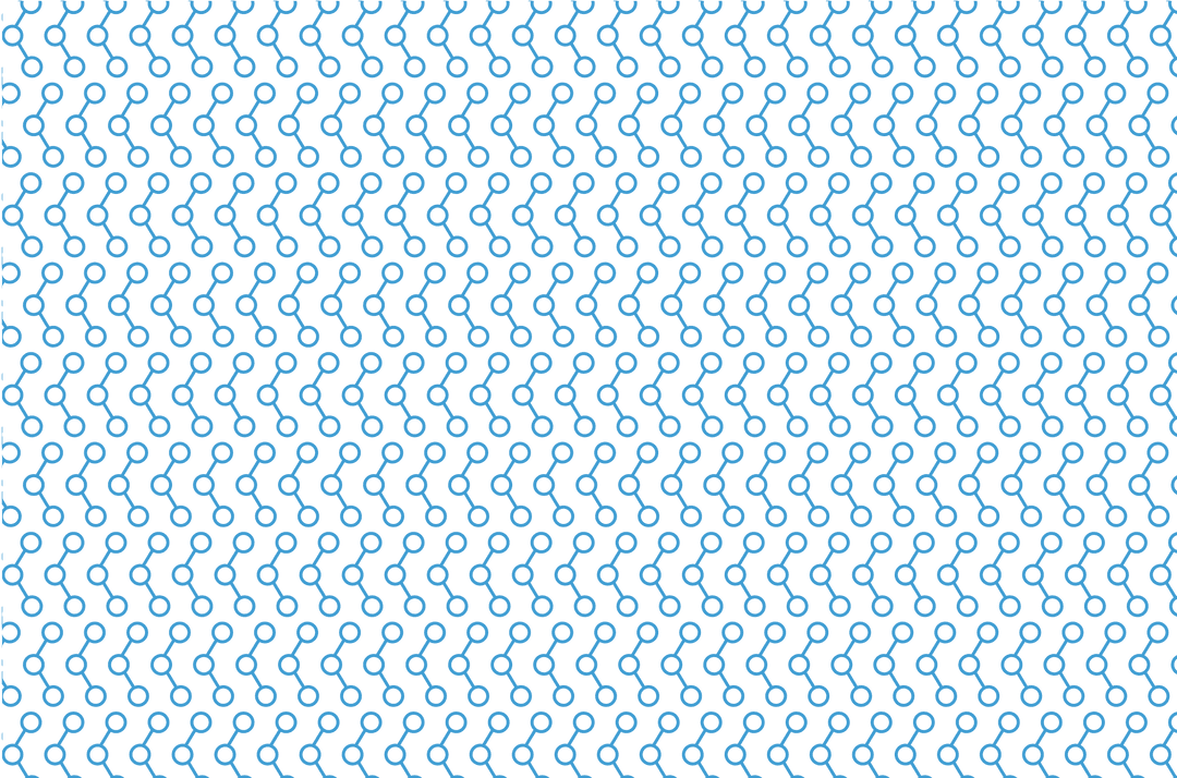 Seamless Transparent Pattern of Blue Molecules for Design Mockup