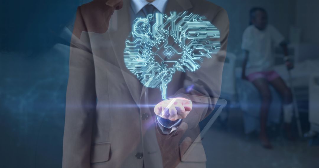 Digital Brain Interface Concept in Medical Innovation