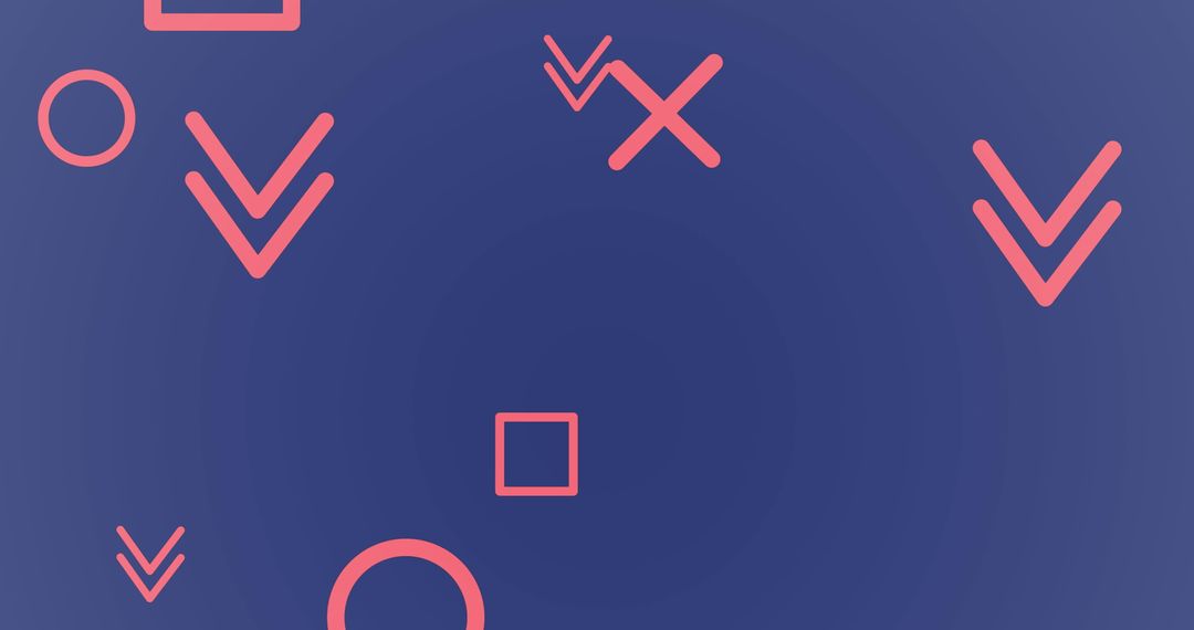 Abstract Pink Shapes on Blue Background for Modern Design