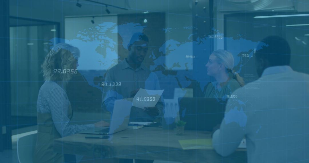 Digital Team Collaboration with Global Network Overlays