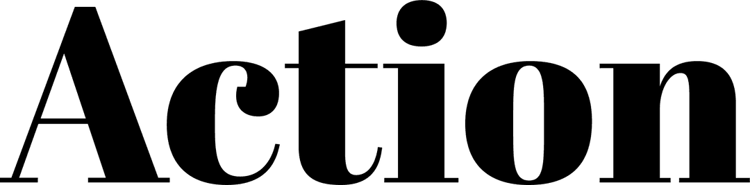 Dynamic Action Text Transparent Illustration for Sports Themes