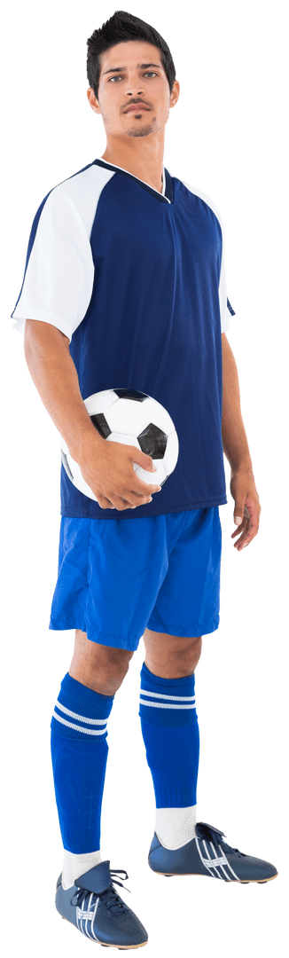 Transparent Full Body Soccer Player Holding Ball - Download Free Stock Images Pikwizard.com