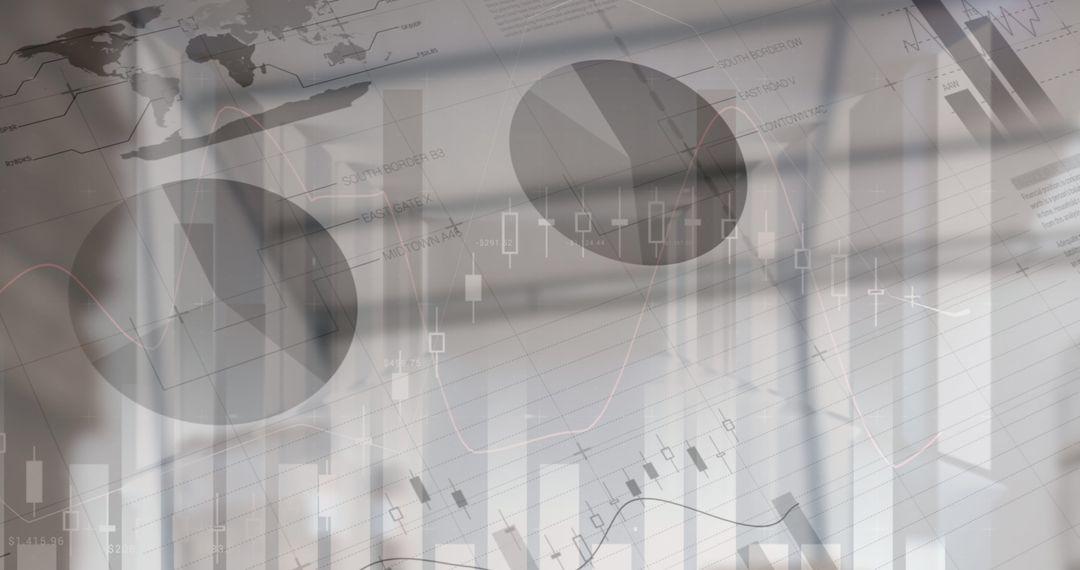 Global Financial Data and Shipping Connections Concept