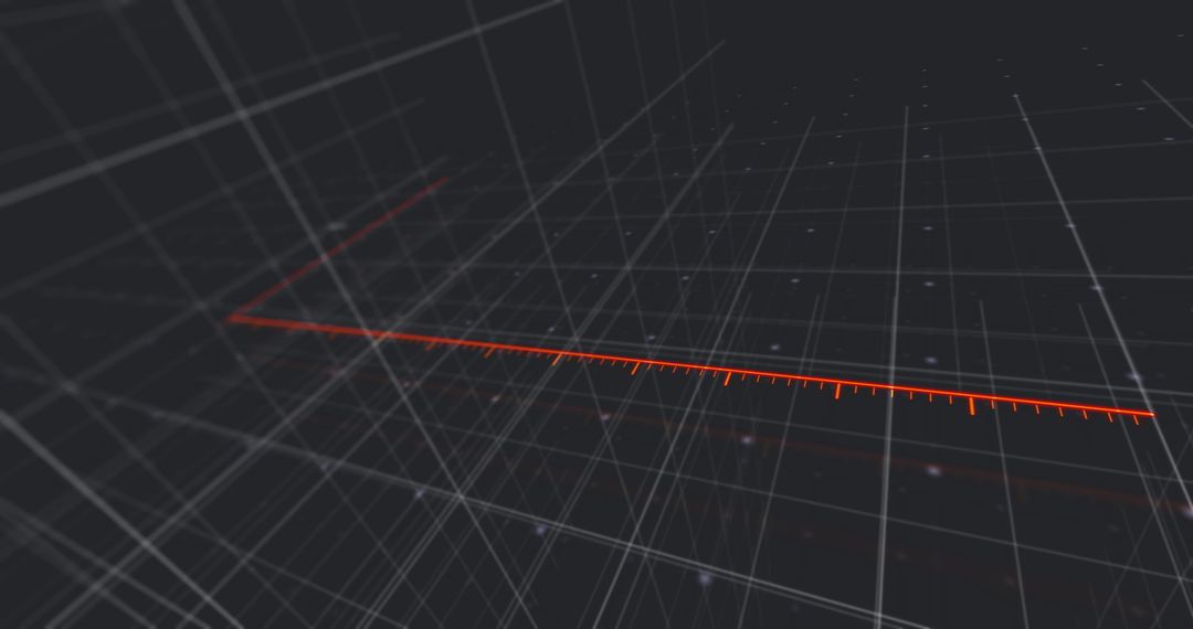 Financial Data Analysis with Digital Grid Overlay