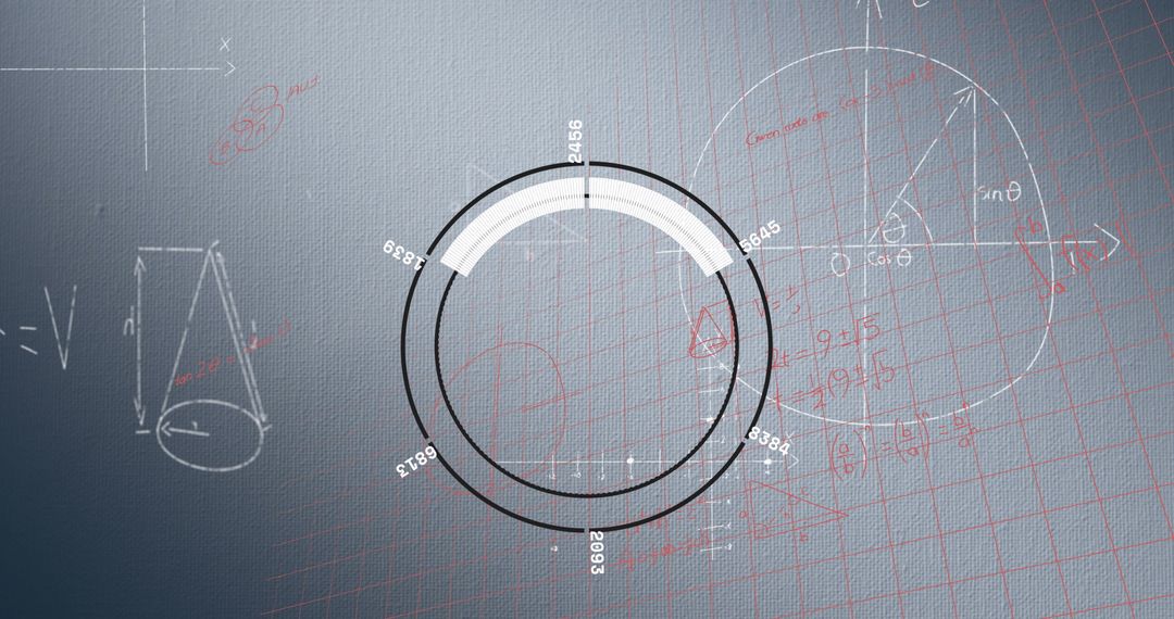 Futuristic Interface Analyzing Mathematical Formulas