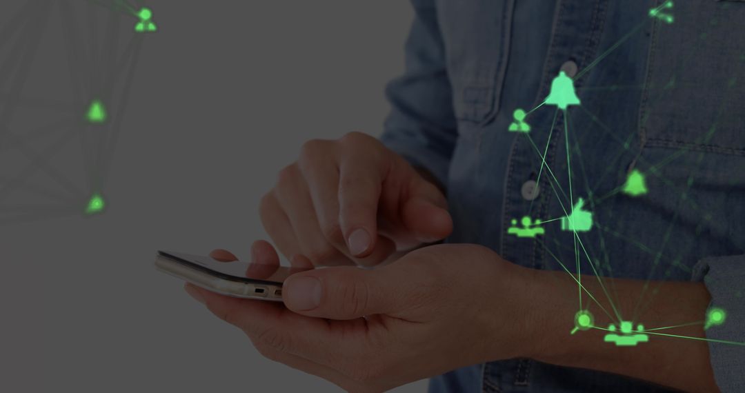 Digital Networking and Communication Overlay on Smartphone Usage