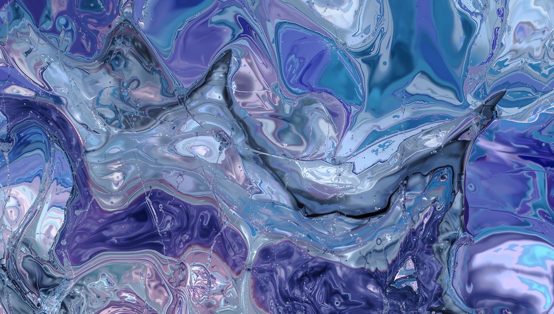 Vibrant Abstract Fluid Art with Swirling Patterns