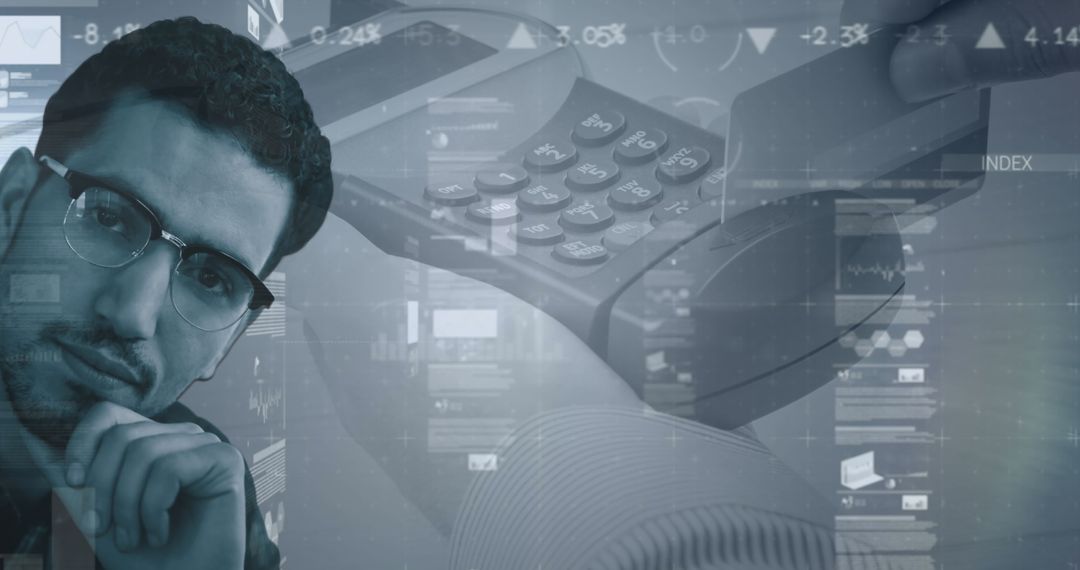 Abstract Finance Technology and Business Innovation Concept