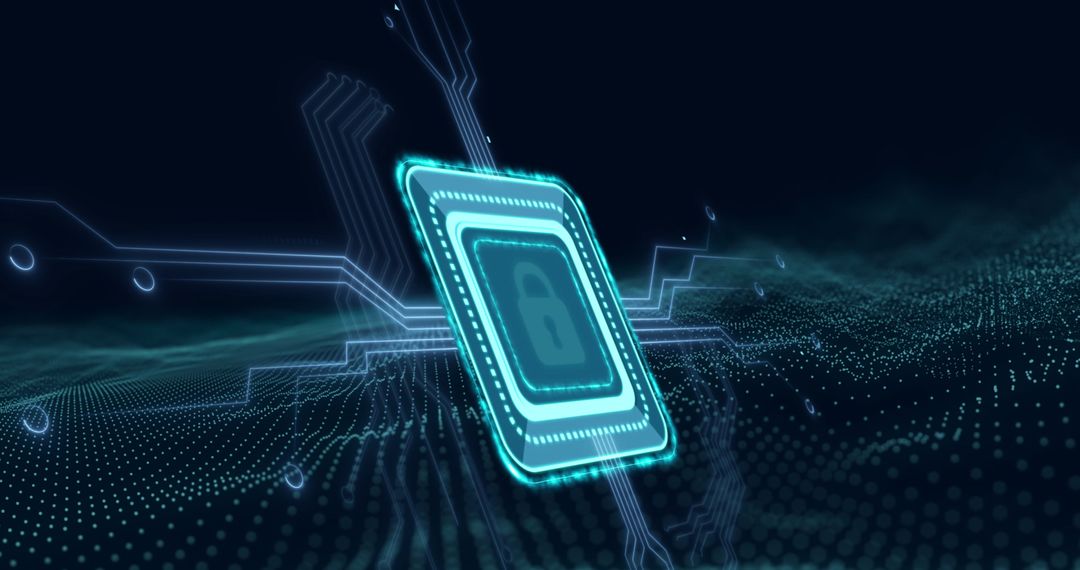 Digital Security Lock with Circuit Board Elements