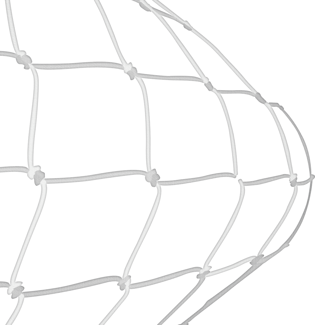 Close-up Transparent Sports Net Outline for Digital Designs