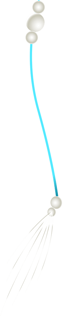 Abstract Molecular Chain with Whisk-Like Structure in Transparent Design