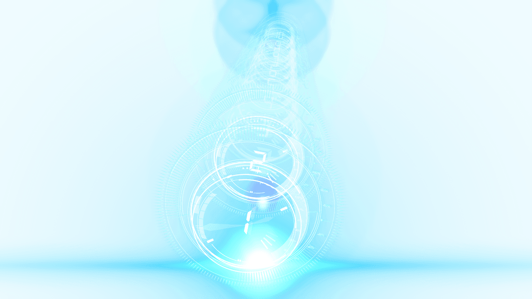 Transparent Digital Scope Countdown with Light Trails