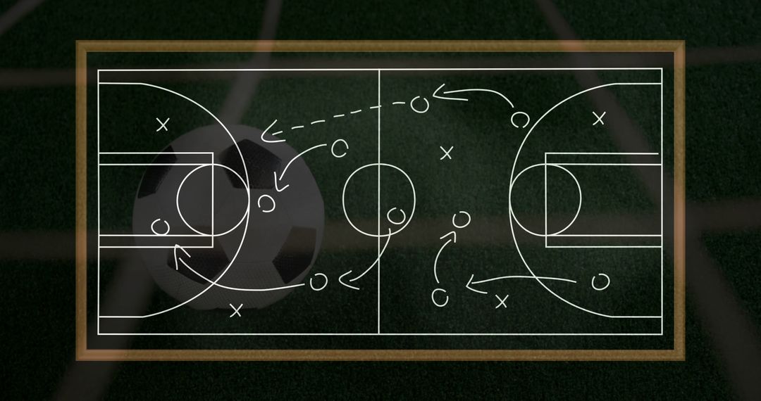 Soccer Strategy and Tactics on Wooden Board