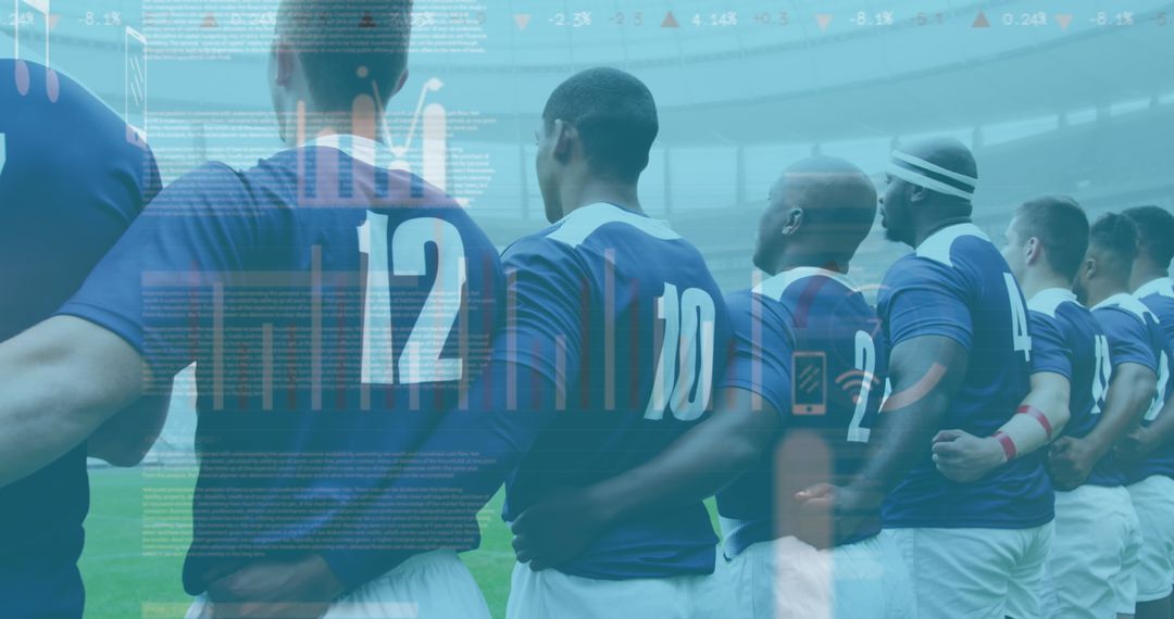 Digital Analytics Over Rugby Players in Unity