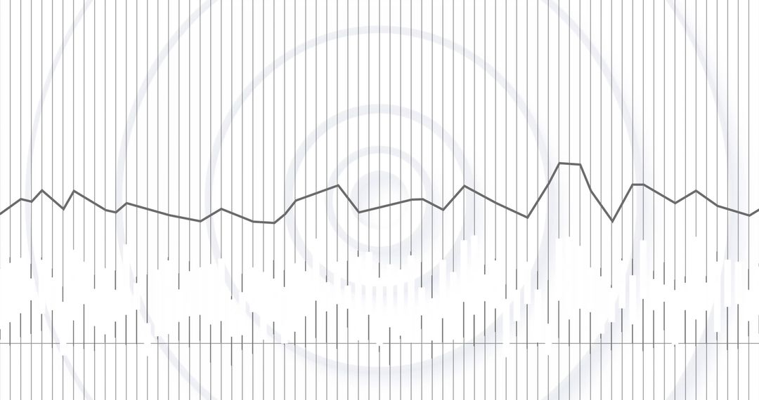 Abstract Sound Wave with Frequency Lines on Concentric Circles