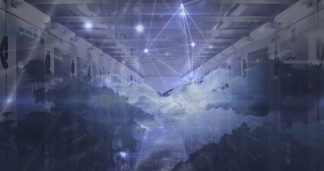 Digital Cloud Network Connections in Data Center