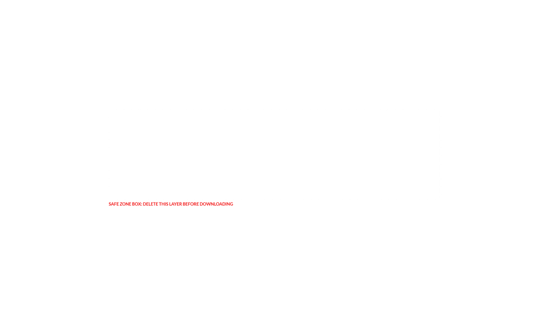 Elegantly Detailed Transparent Frame with Safe Zone for Creative Designs