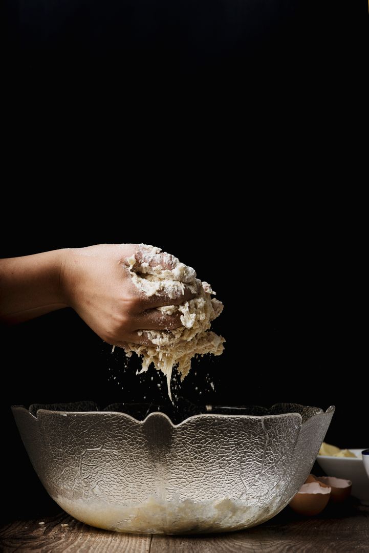 Person Holding White Flour - Free Images, Stock Photos and Pictures on Pikwizard.com