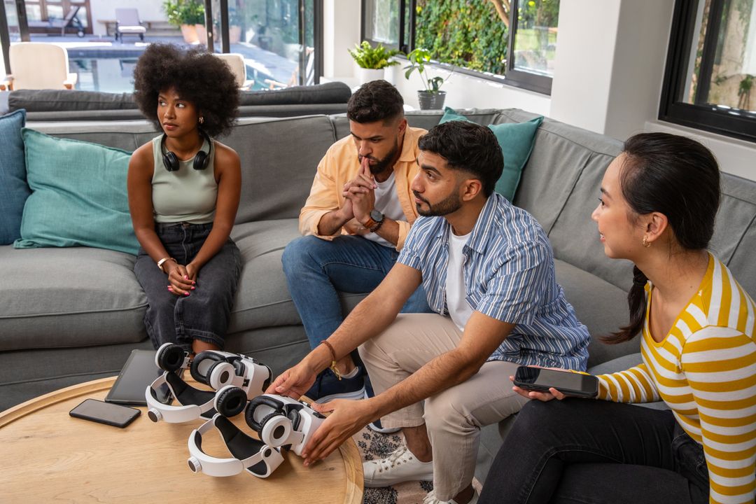 Diverse Young Adults Exploring Virtual Reality Together