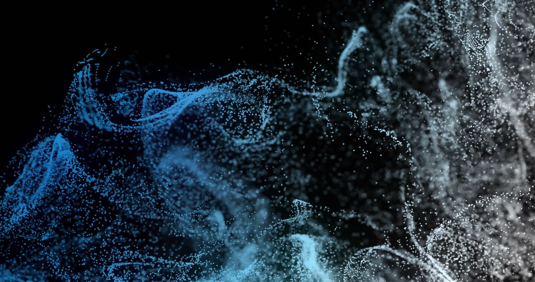 Futuristic Data Wave Formation in Digital Space