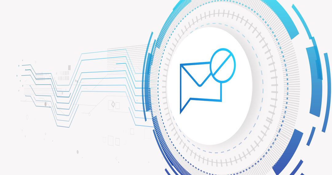 Digital Communication and Cybersecurity Concept