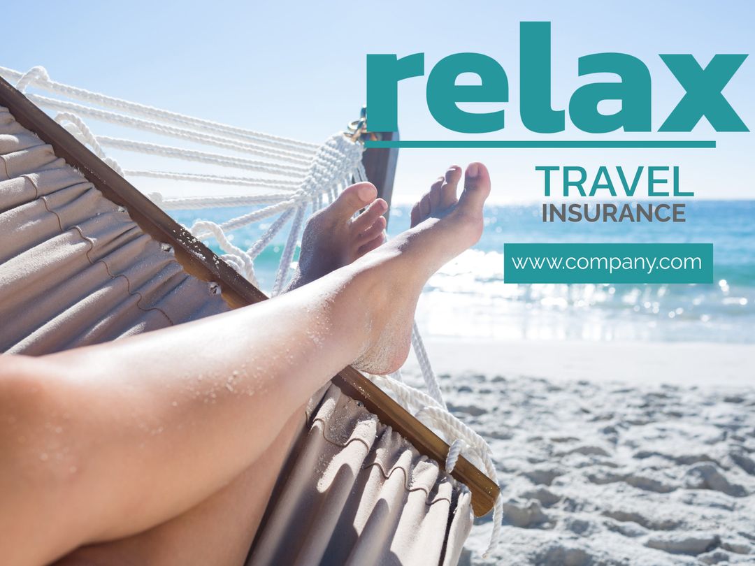 Person Relaxing in Hammock by Sea Perfect Vacation