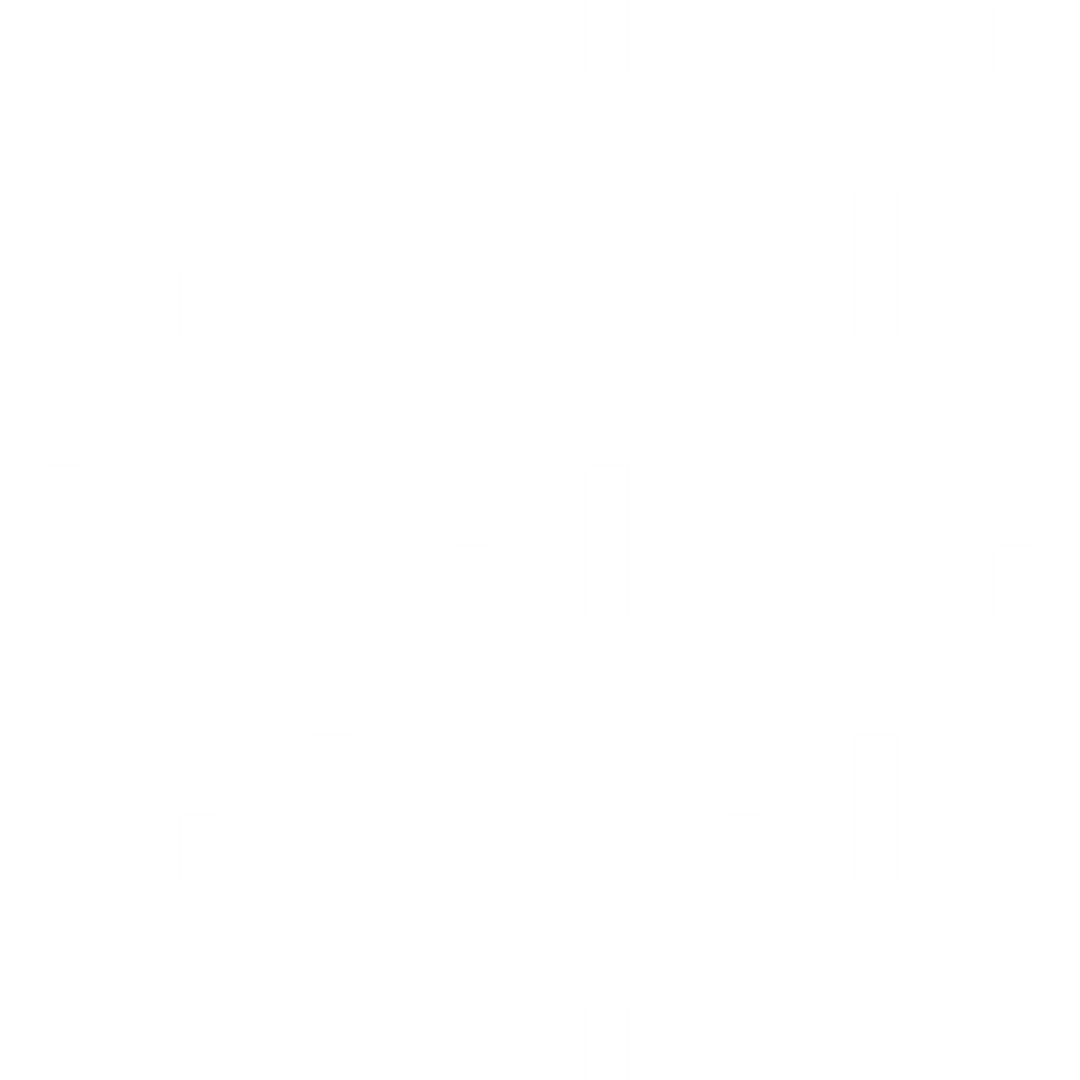 Abstract Modern White Line Segments on Transparent Background