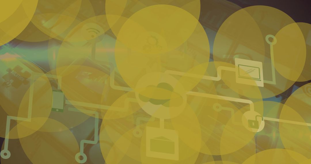 Cloud and Server Connectivity Digital Network Abstract Design