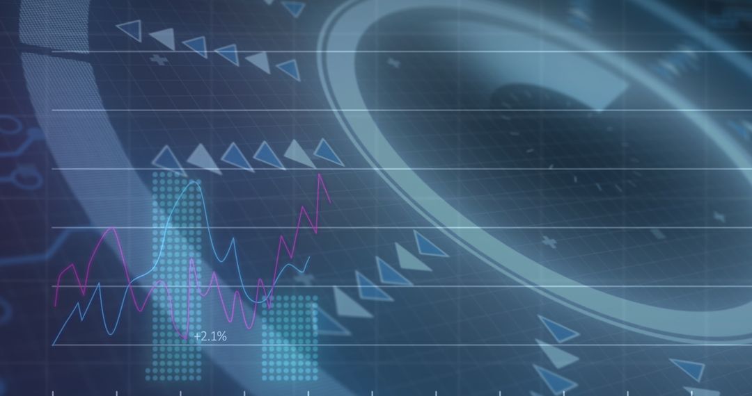abstract digital interface with data charts and graphs - Free Images, Stock Photos and Pictures on Pikwizard.com
