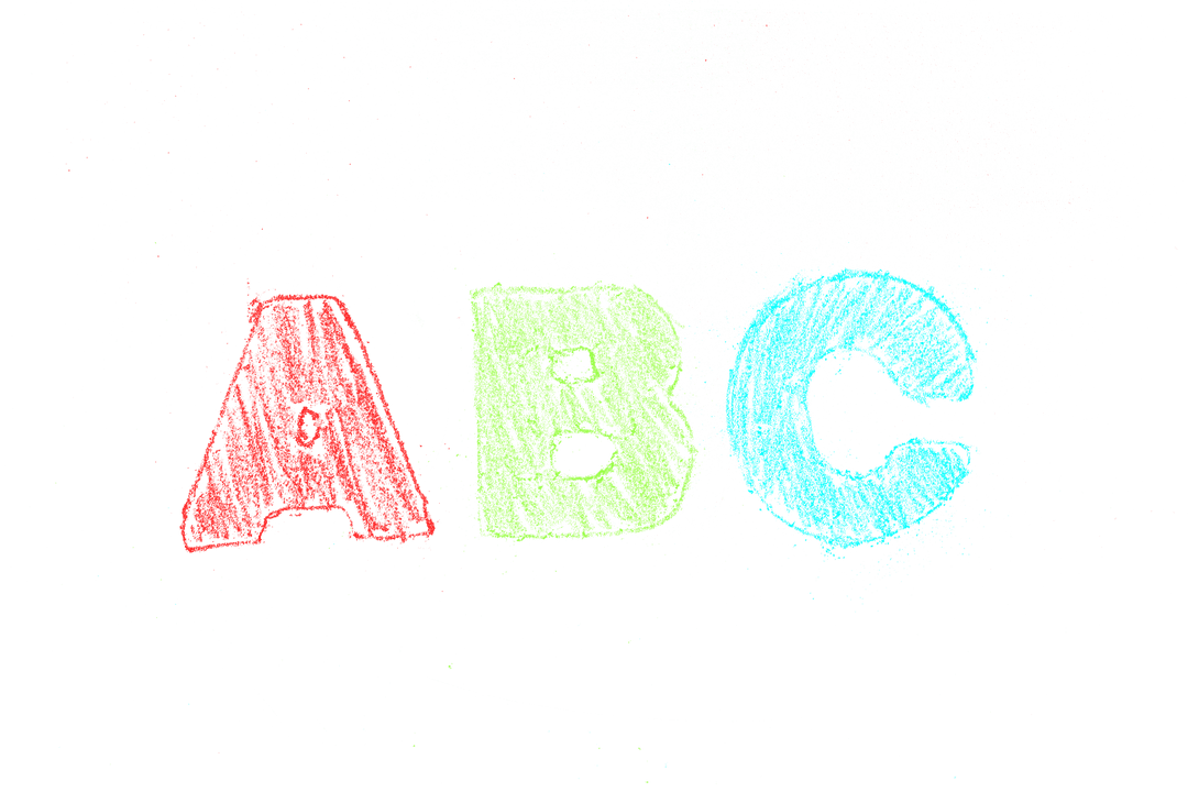 Vibrant ABC Letters Transparent Background Illustration