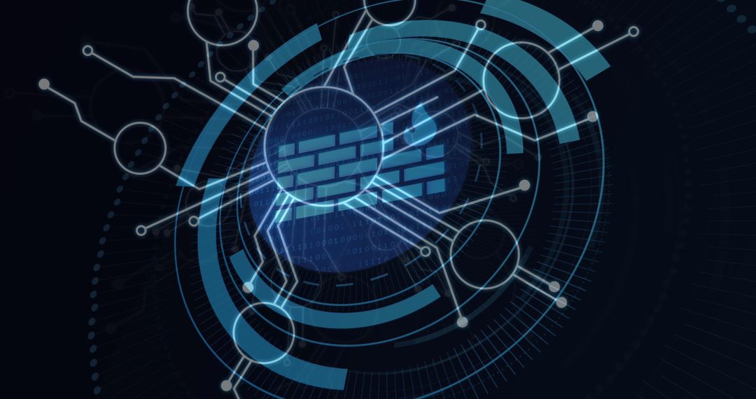 Futuristic Digital Data Network Interface with Scanning Elements
