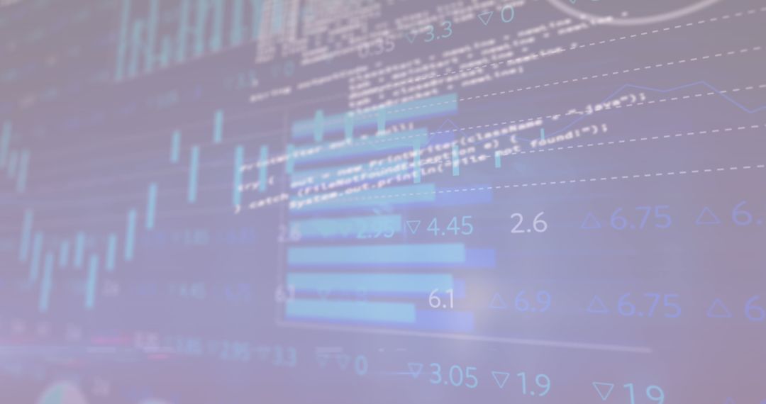 Financial Data Visualization with Digital Display