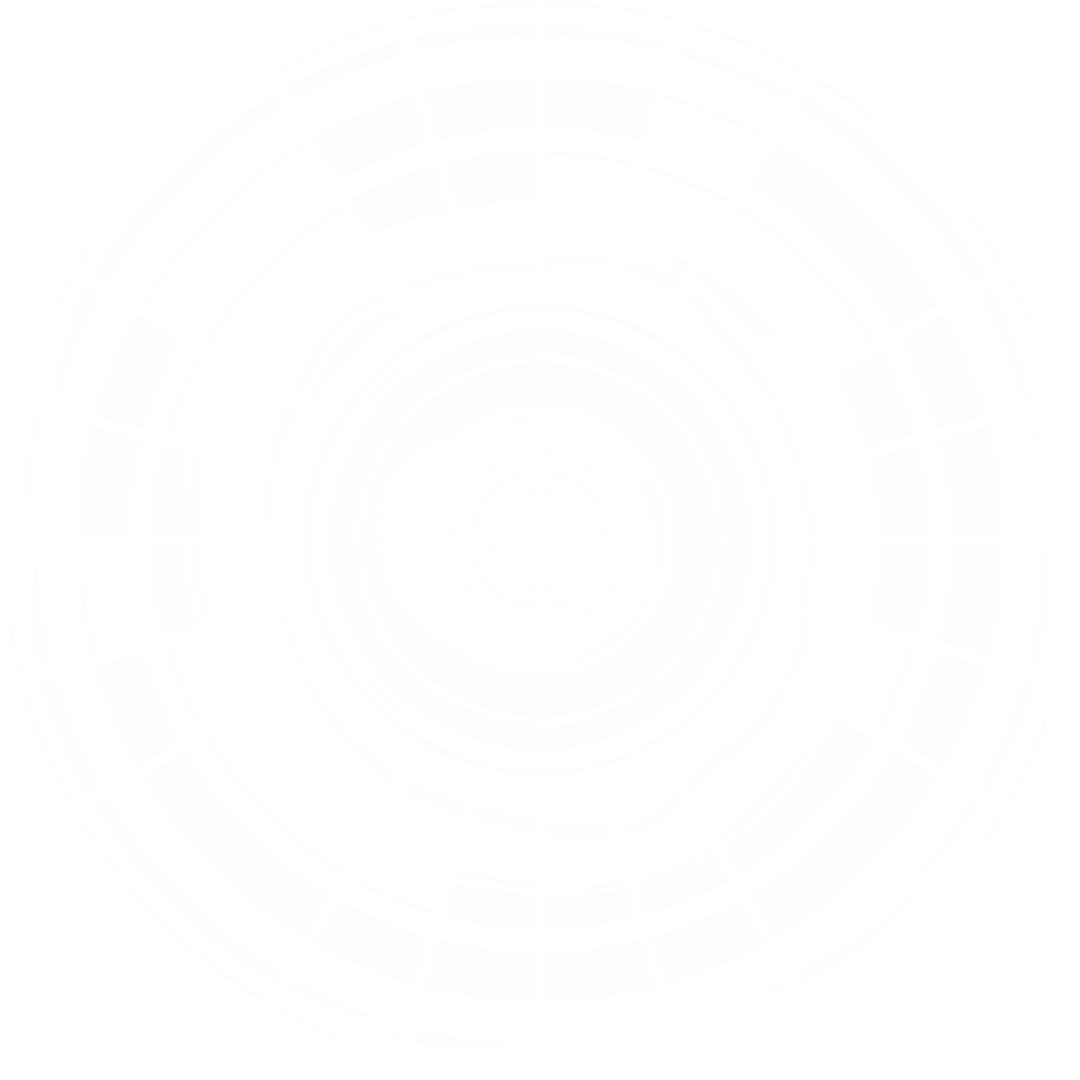 Abstract Concentric Circles Pattern on Transparent Background