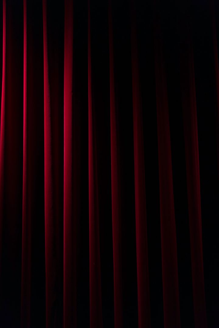 Red Velvet Stage Curtains in Dim Lighting - Free Images, Stock Photos and Pictures on Pikwizard.com