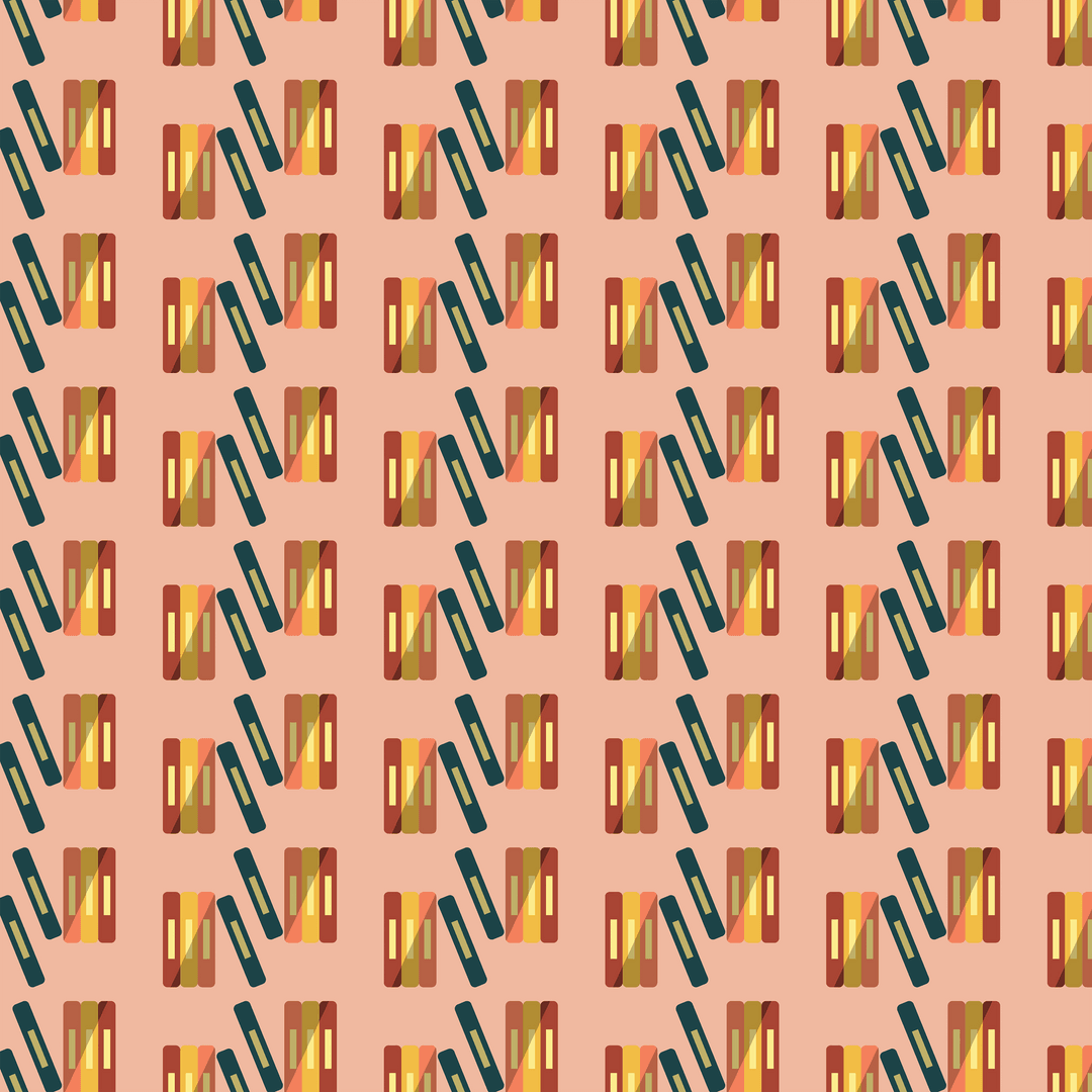 Colorful Geometric Pattern with Transparent Background