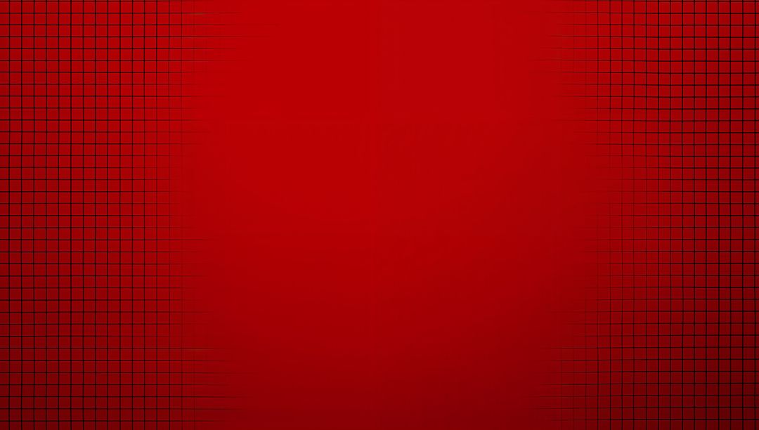 Minimalist Red Gradient Panel with Black Grid Margins for Modern Graphic Design