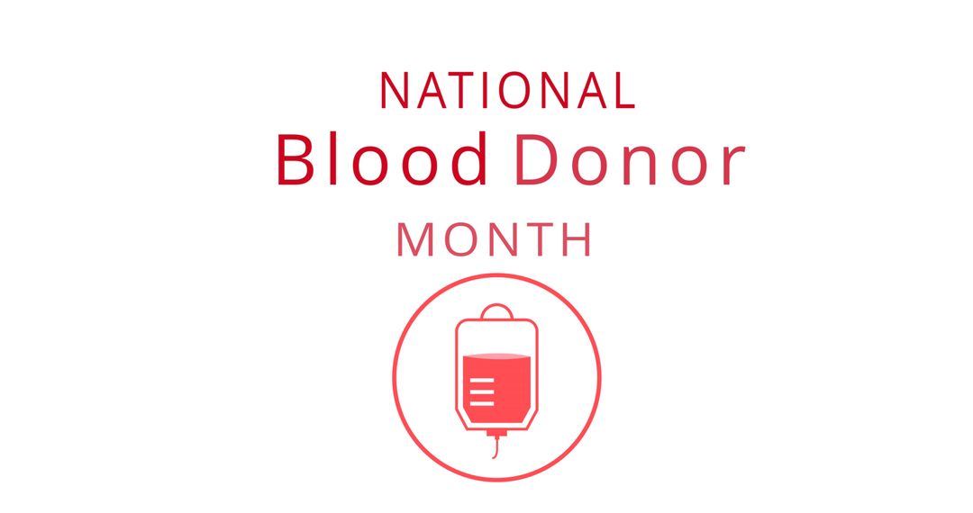 National Blood Donor Month Awareness Campaign Design - Free Images, Stock Photos and Pictures on Pikwizard.com