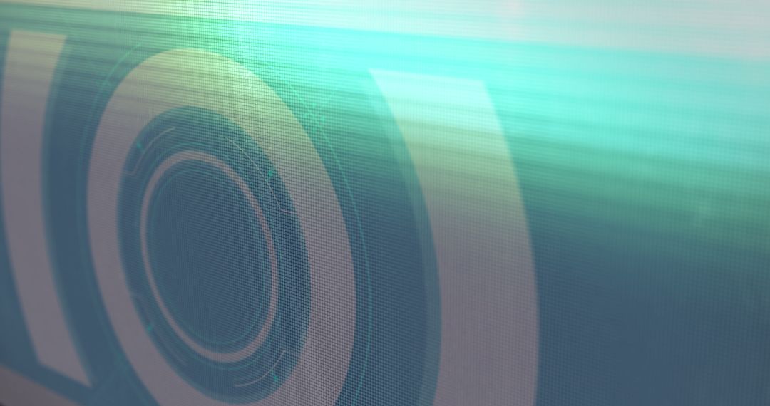 Futuristic Digital Interface with Airy Light Gradient