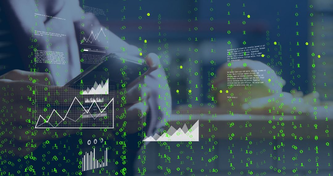 Professional Engaging with Digital Analytics on Mobile Device