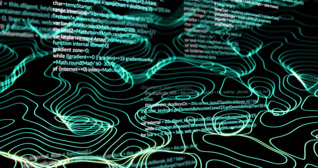 Abstract Data Streams Overlaying Neural Network Patterns - Free Images, Stock Photos and Pictures on Pikwizard.com