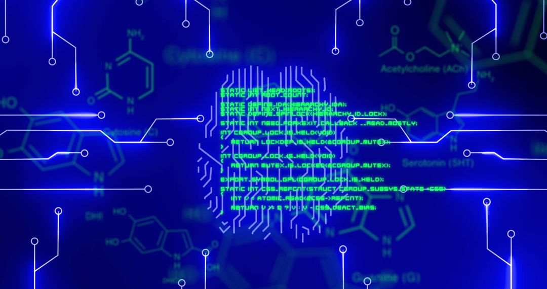 Abstract Digital Circuit Concept with Binary Code - Free Images, Stock Photos and Pictures on Pikwizard.com