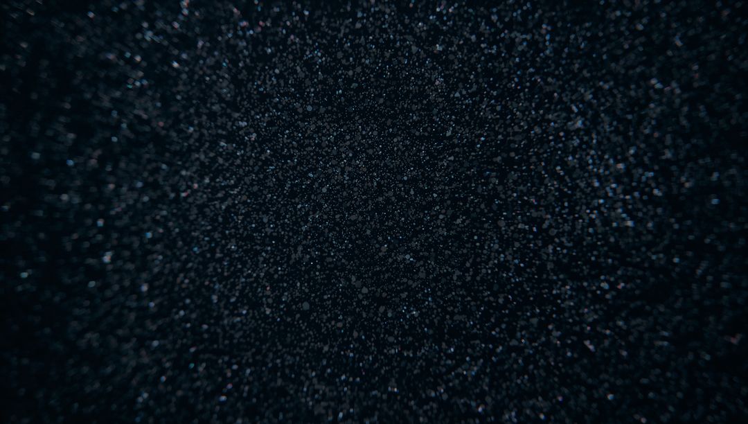Abstract Shimmering Particles in a Cosmic Dark Background
