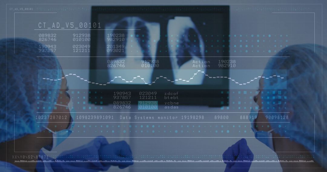 Advanced Medical Data with Surgeons Inspecting X-ray Images