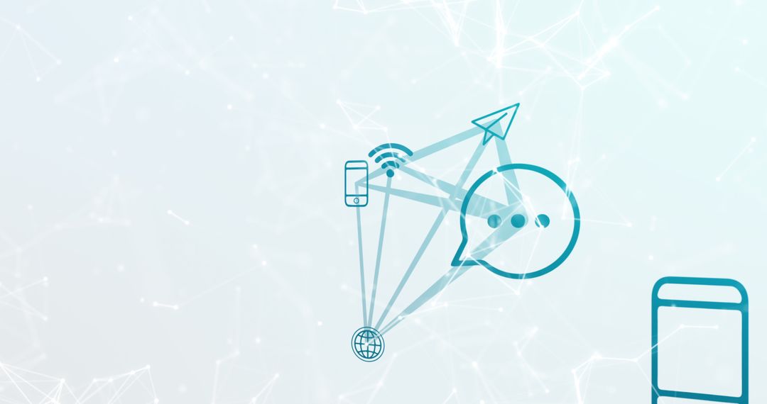 Digital Connections Communication Network Abstract Concept