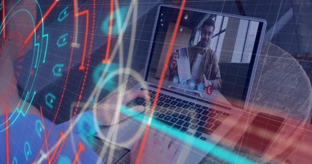 Digitally Enhanced Video Conferencing Concept with Data Overlay