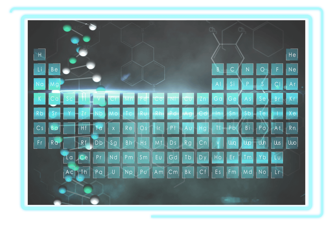 Transparent Chemistry and DNA Digital Interface with Elements