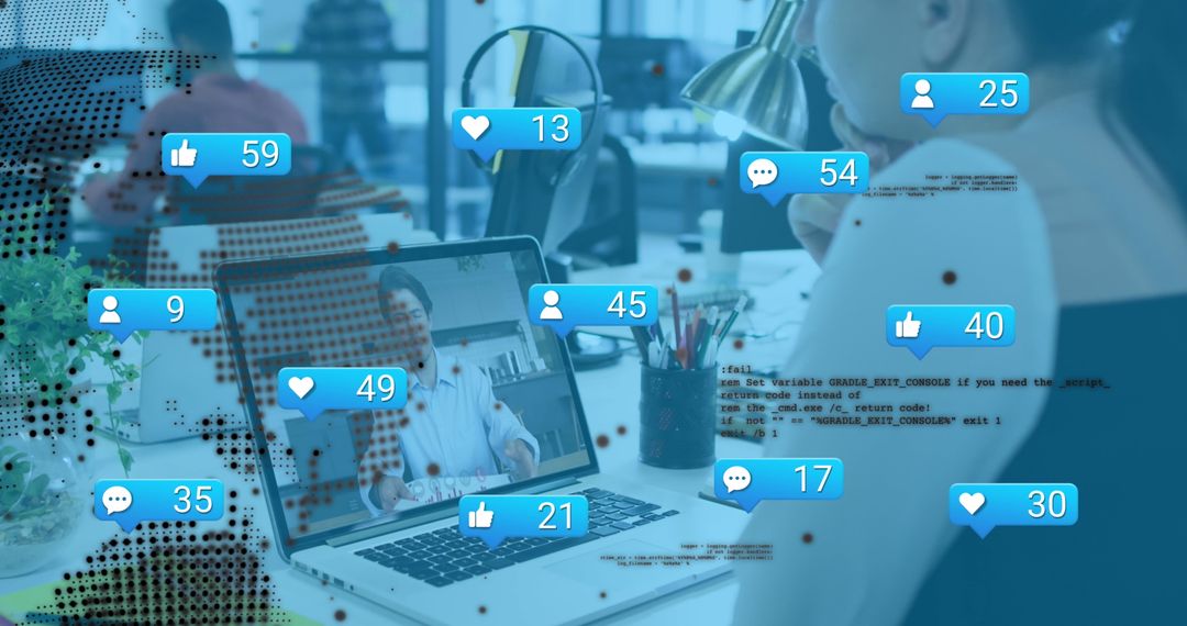 Digital Marketing Workplace with Interactive Social Media