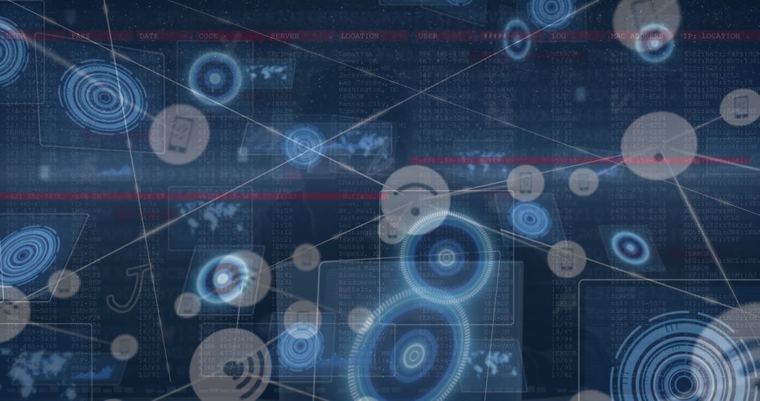 Digital Network Connections Overlay Interface