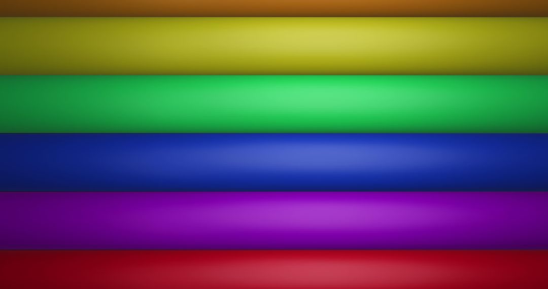Vibrant Rainbow Stripes for Creative Design Concepts