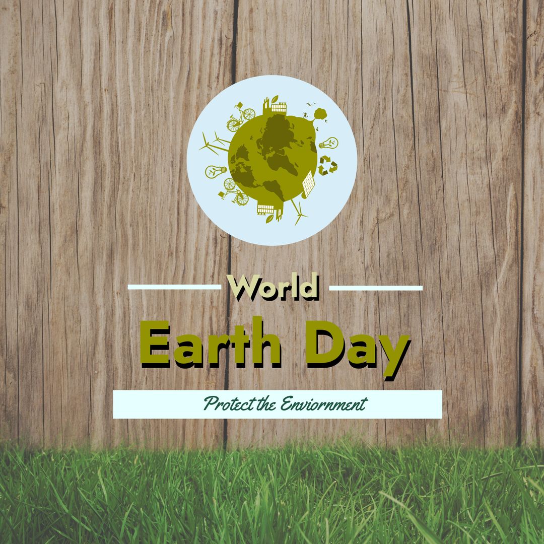 World Earth Day Environmental Protection Design with Globe